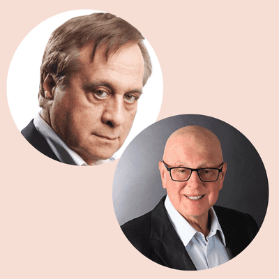 Headshots of David Cravitt and Larry Wolf
