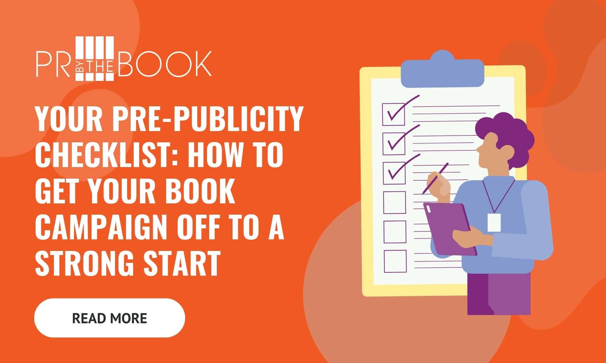 Book marketing checklist for a strong campaign launch.